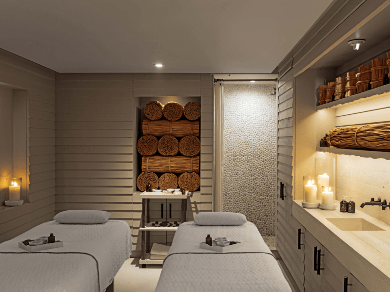 Couples massage room at 1 Hotel South Beach