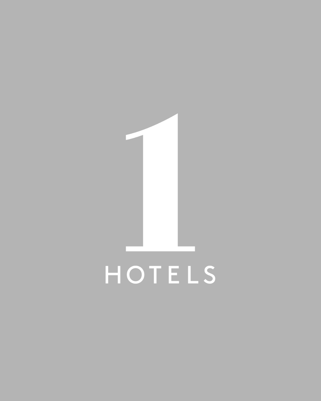 1 Hotel Logo - Black Color