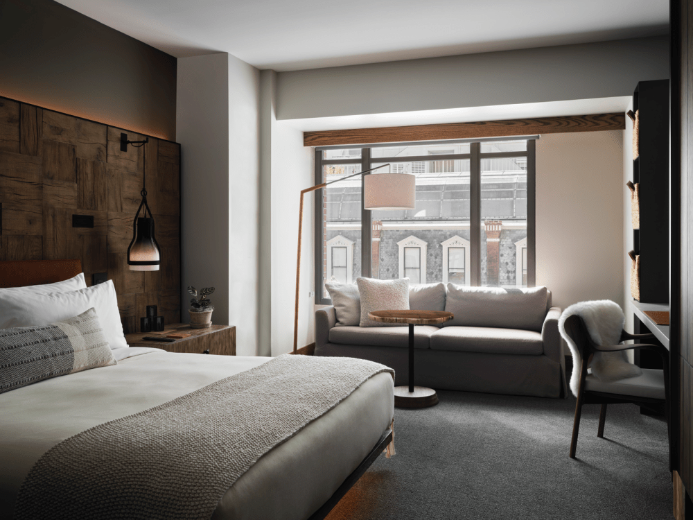 City King avec canapé-lit