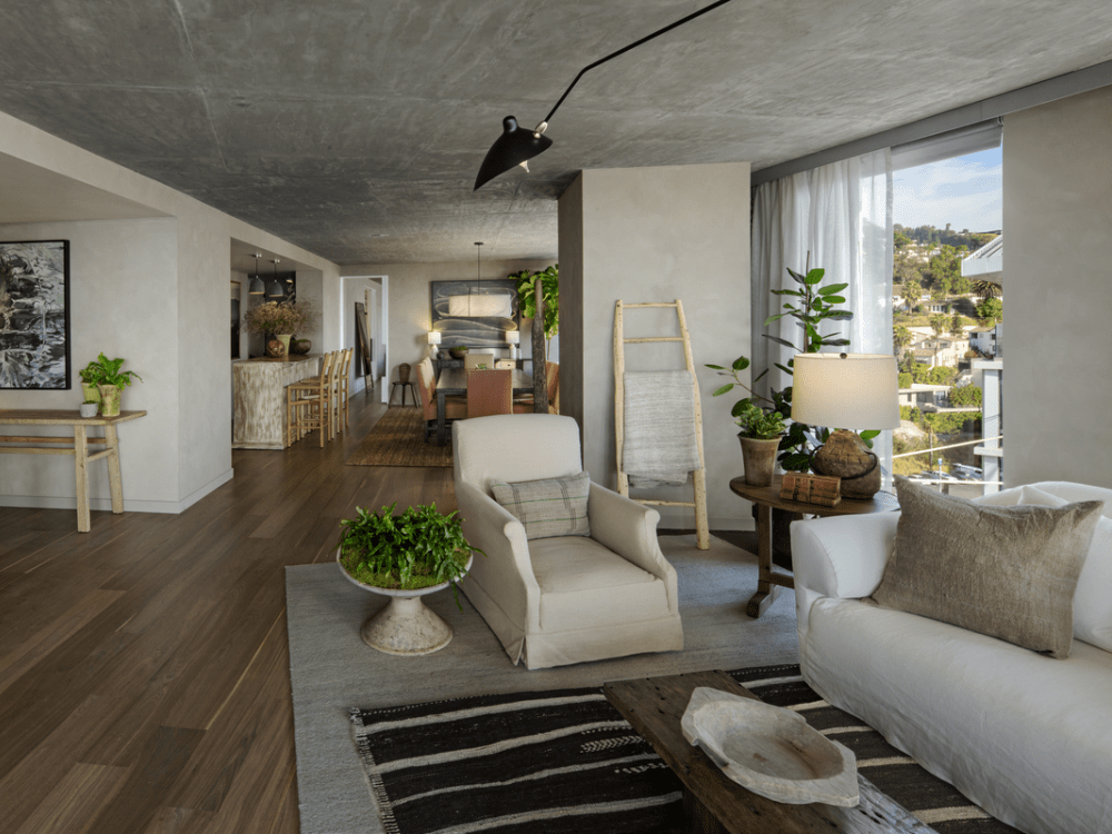 Sala de estar de concepto abierto