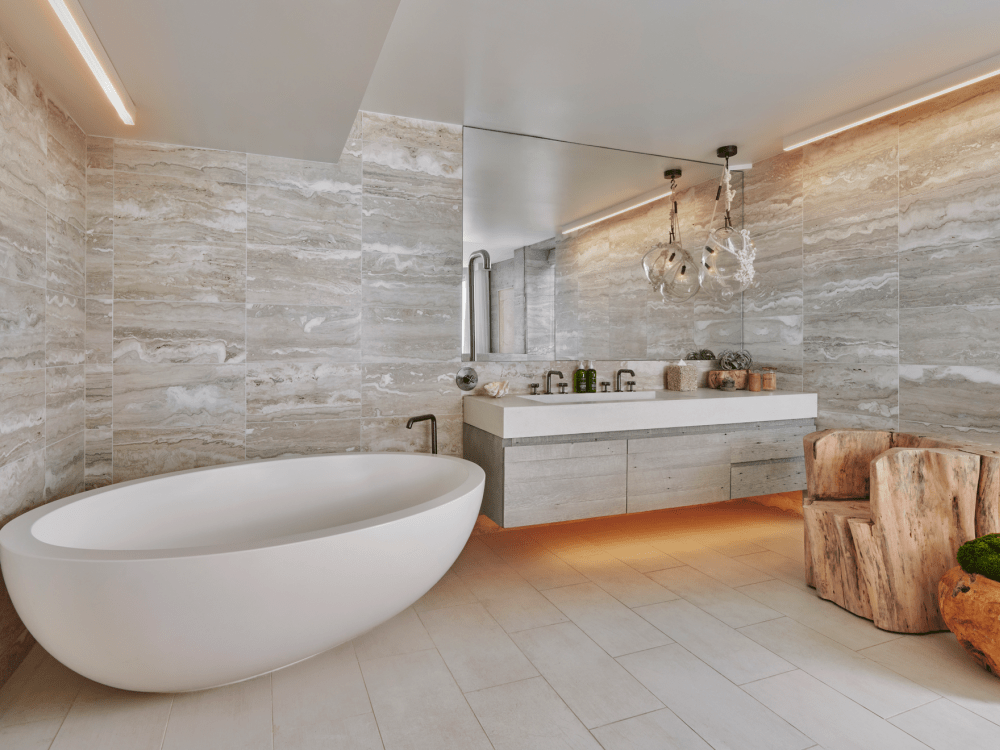 La salle de bain de la The Presidential Suite