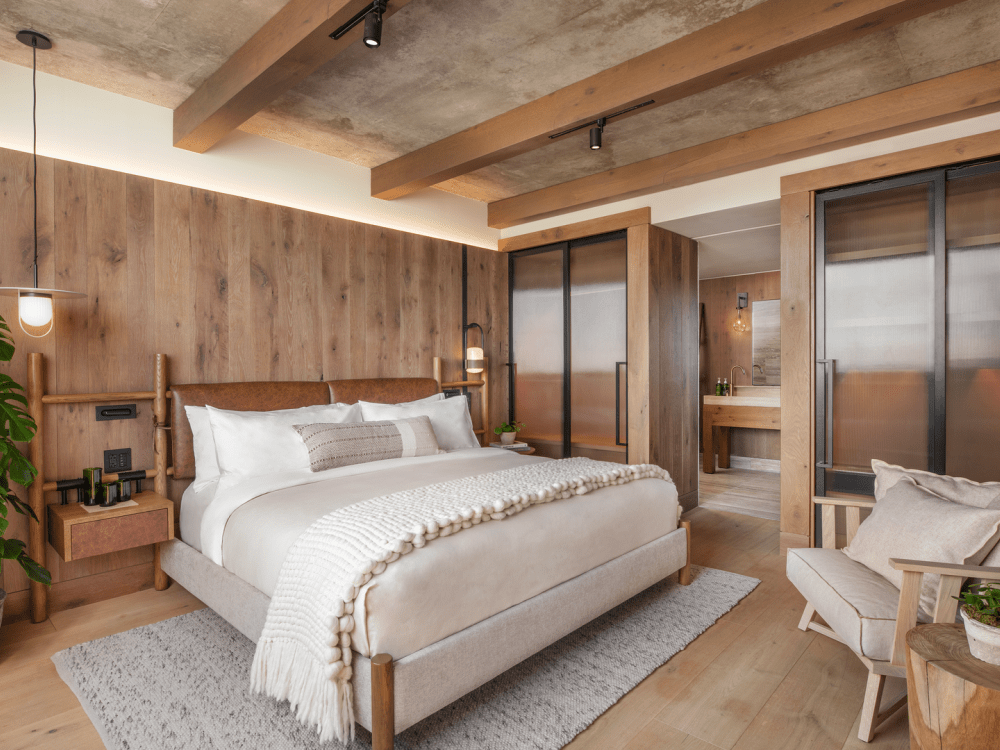 Camera da letto con letto matrimoniale