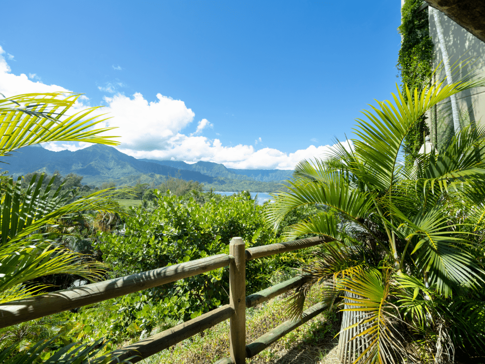 Terrasseværelse med bjergudsigt