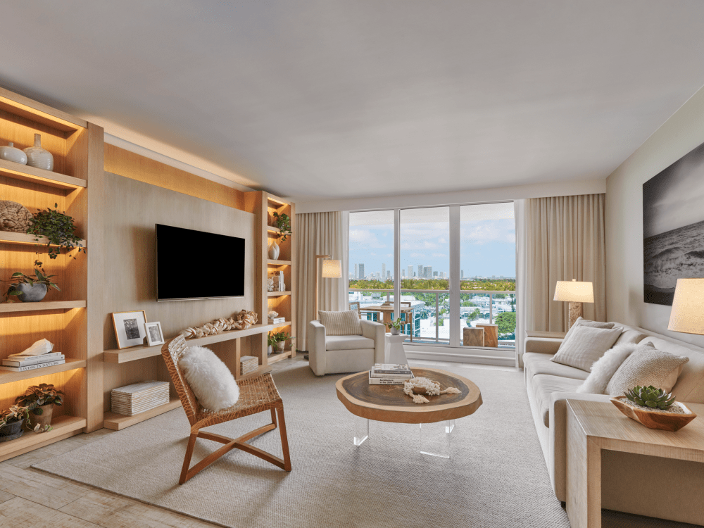 Skyline One Bedroom Living Room