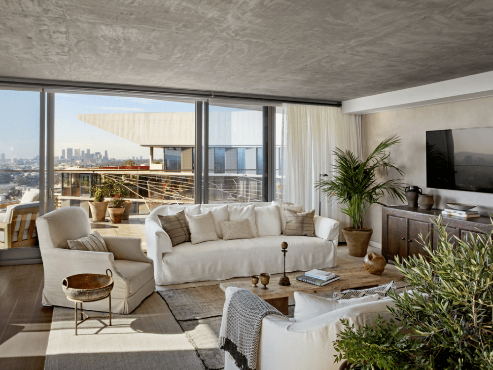 峡谷套房起居室