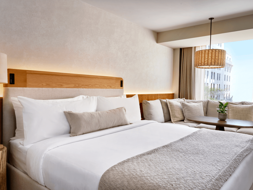 una habitación de hotel