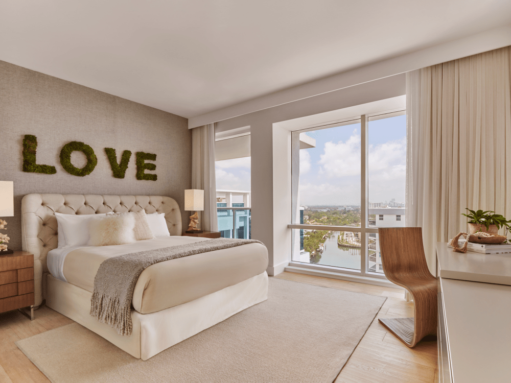 Vue sur l'océan 3 chambres Penthouse Balcony-Bedroom