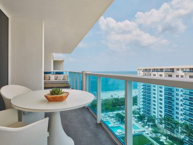 balcony with ocean view