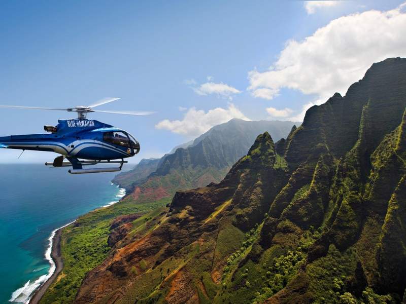 Helicóptero Blue Hawaiian