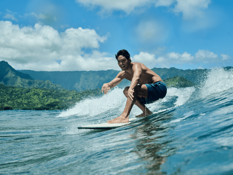 Man Surfing