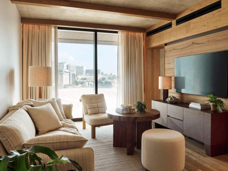 City One Bed Suite Living Room 