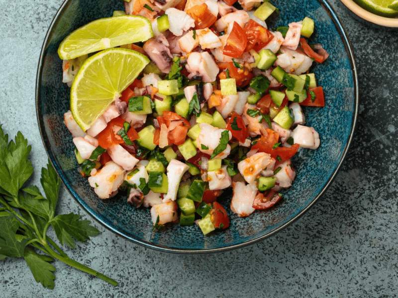 ceviche de crevettes