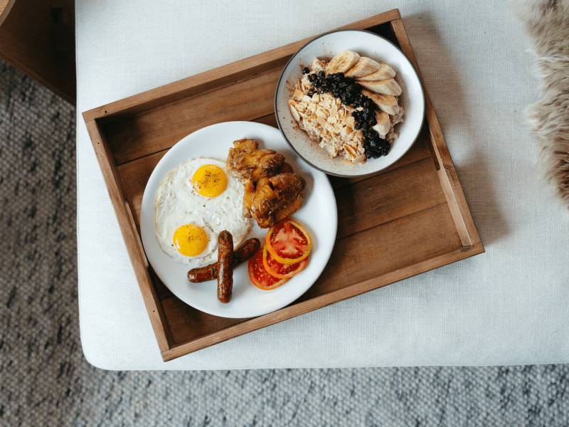 Breakfast on Tray