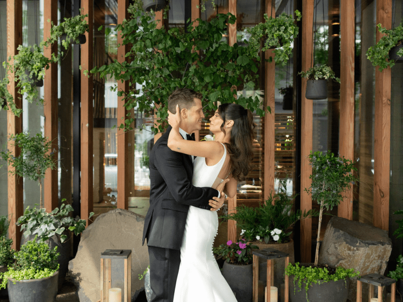 bride and groom