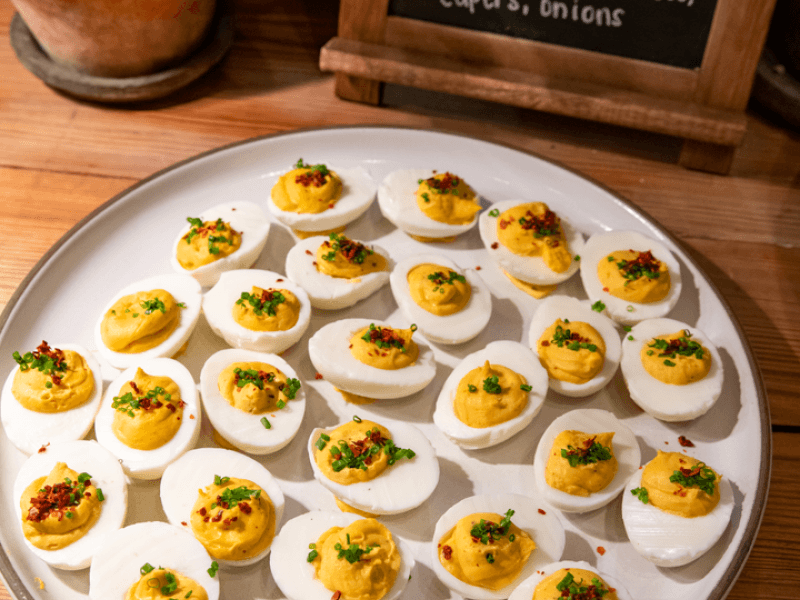 Devilled eggs