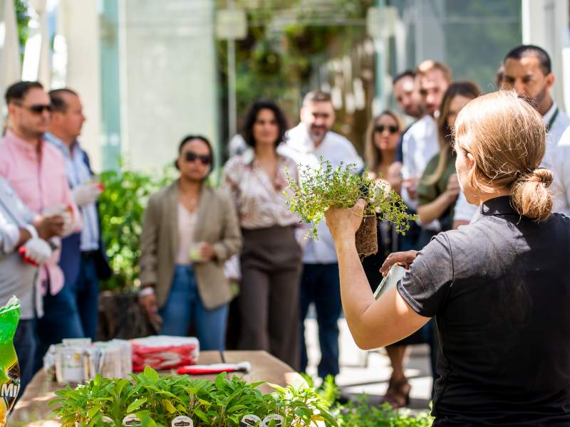 Une femme vend des légumes frais locaux