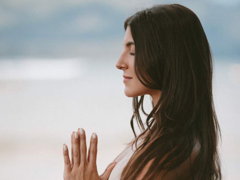 Femme en méditation 