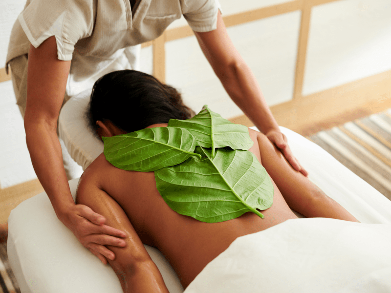 Noni Leaf Wrap Massage