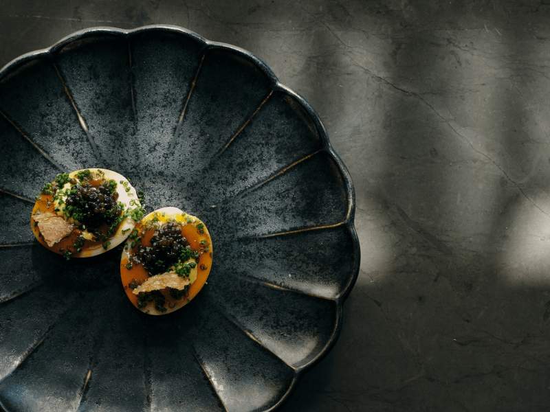 piatto da caviale