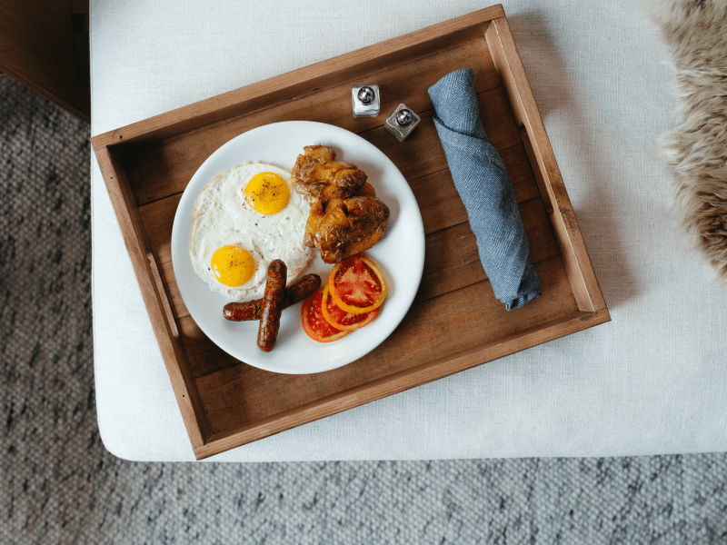 Breakfast on Tray