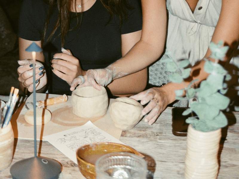 laboratorio di lavorazione dell'argilla