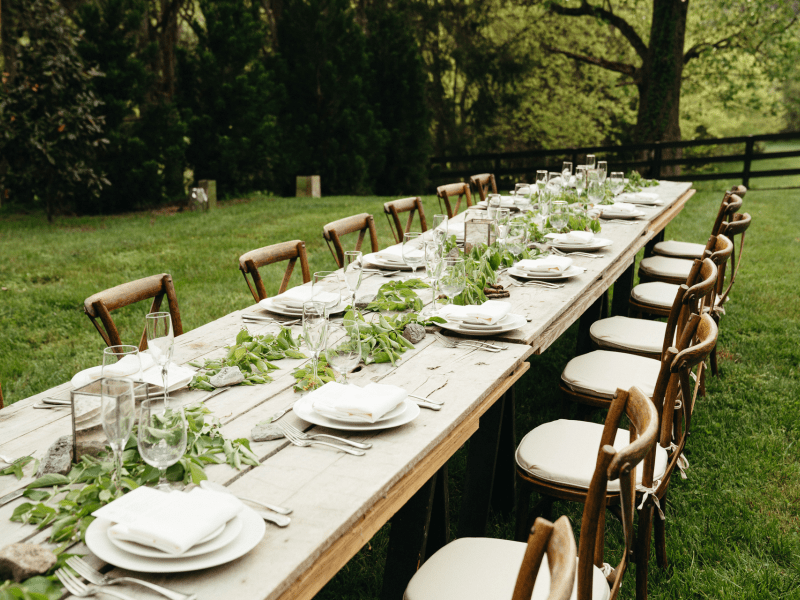 outdoor table