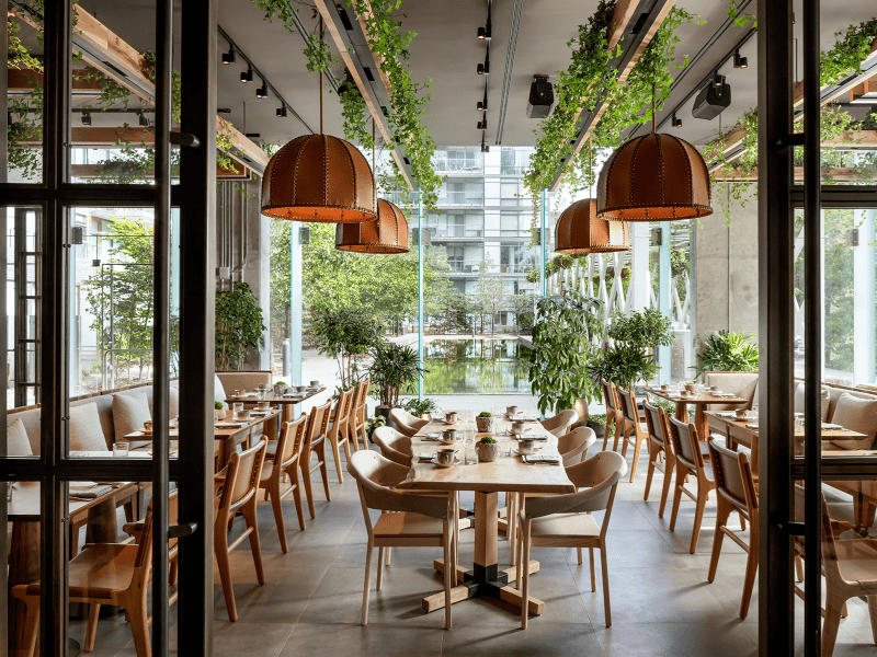 Dining area at 1 Hotel Toronto