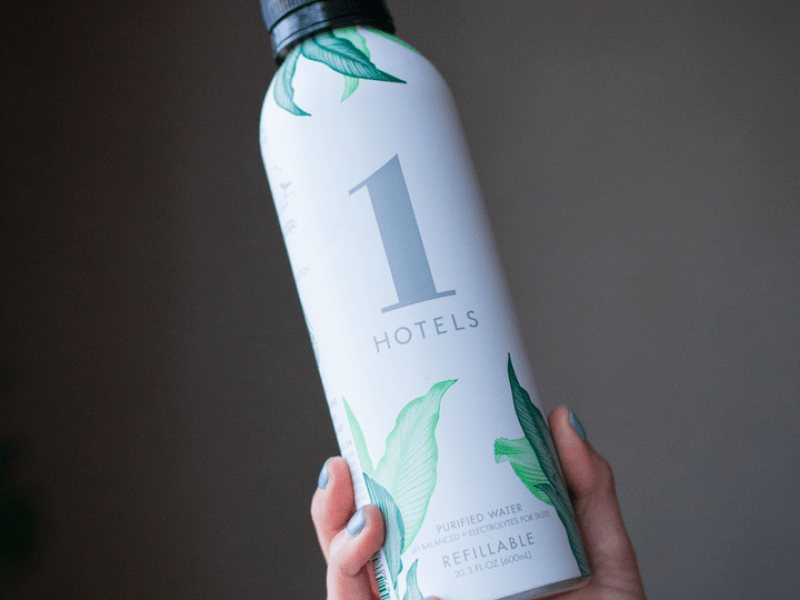 1Hotel reusable water bottle