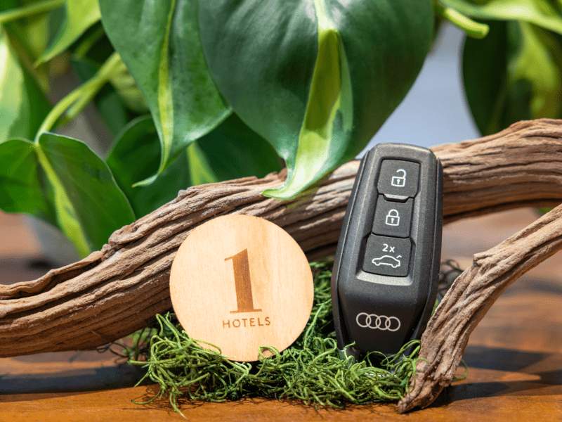1 Hotels chave de carro Audi