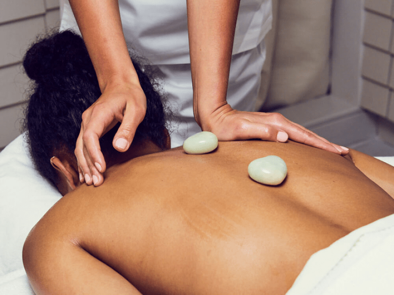 Hot stone massage