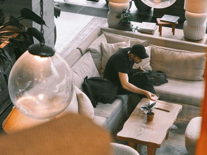 crane bar from above