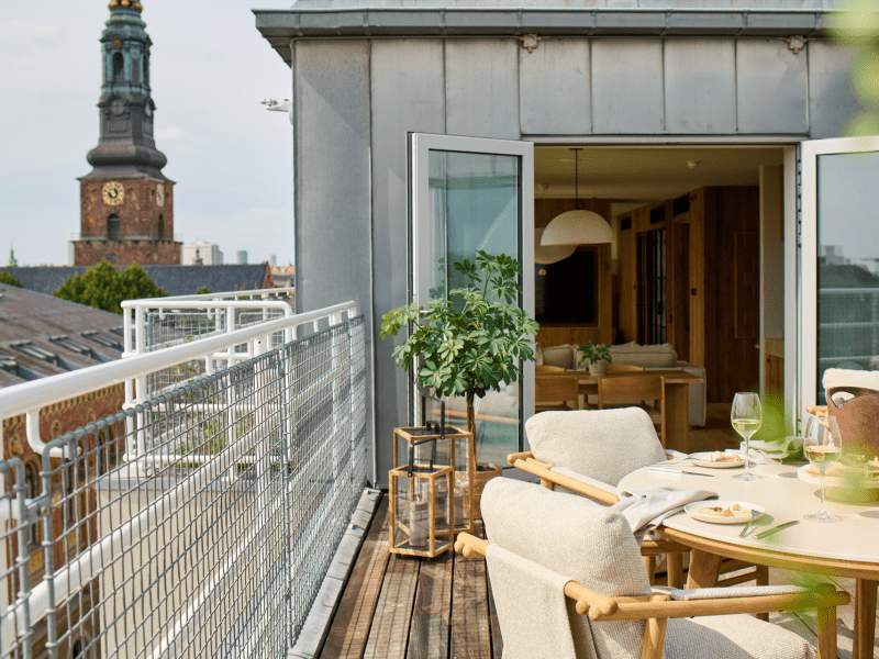 1 Hotel Copenhagen Vista della camera