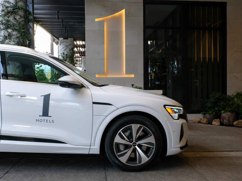 car in valet parking