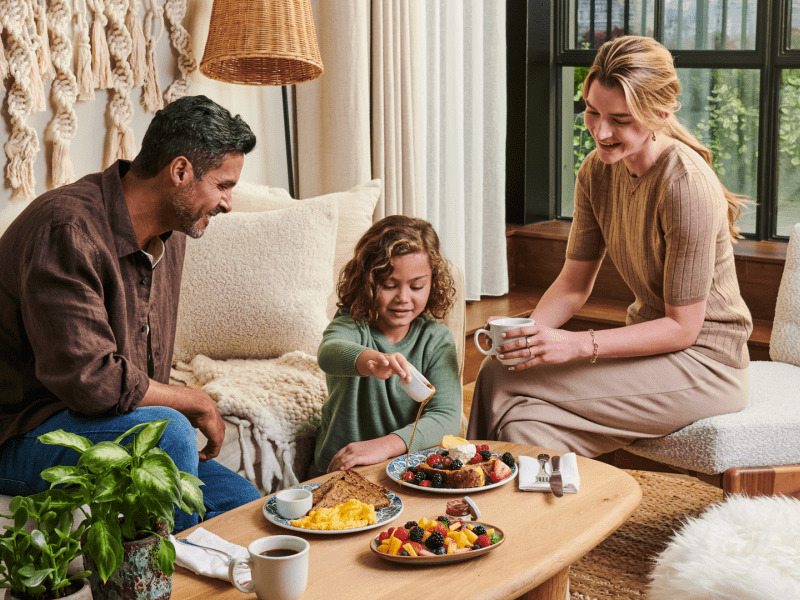 Family breakfast