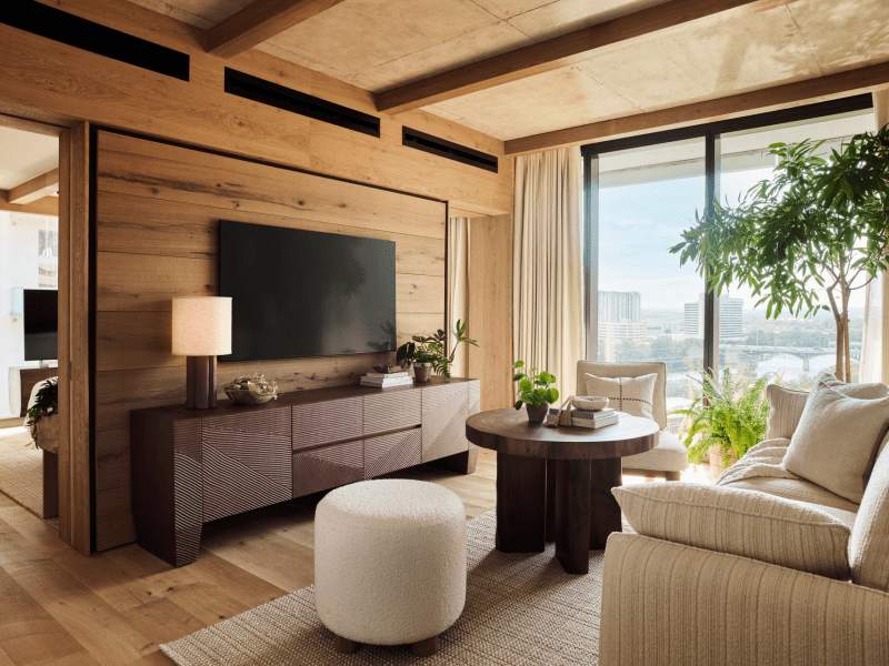 Lake One Bedroom Suite Living Room