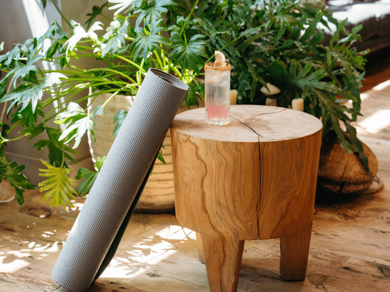 yoga mat and paloma