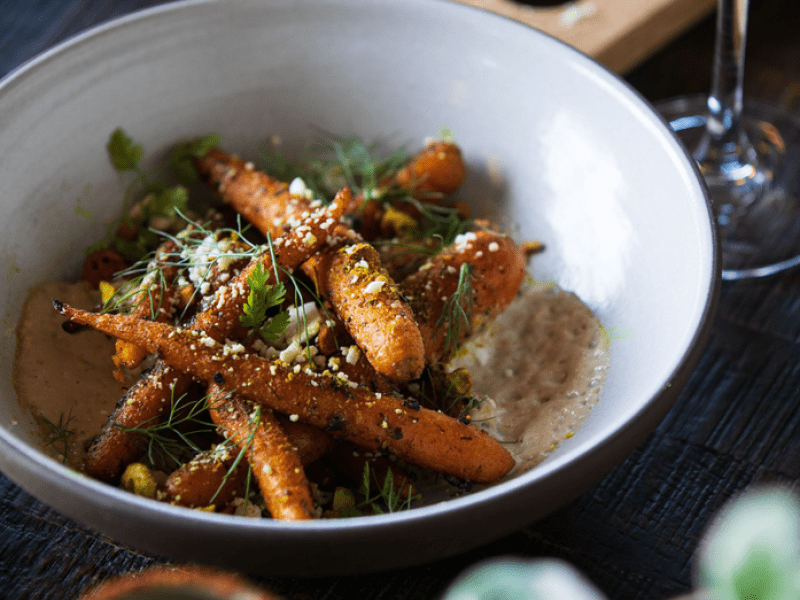 Roasted Carrots dish at Terrene