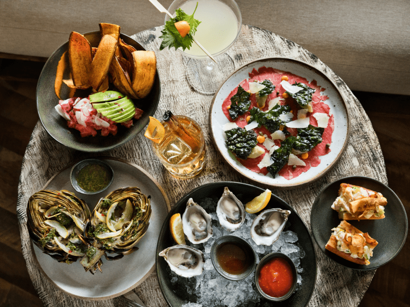 Platter of seafood