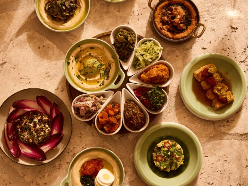 Cuisine du restaurant AVIV étoilé MICHELIN
