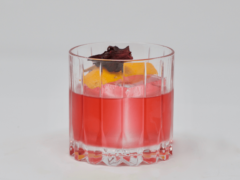 Pink cocktail