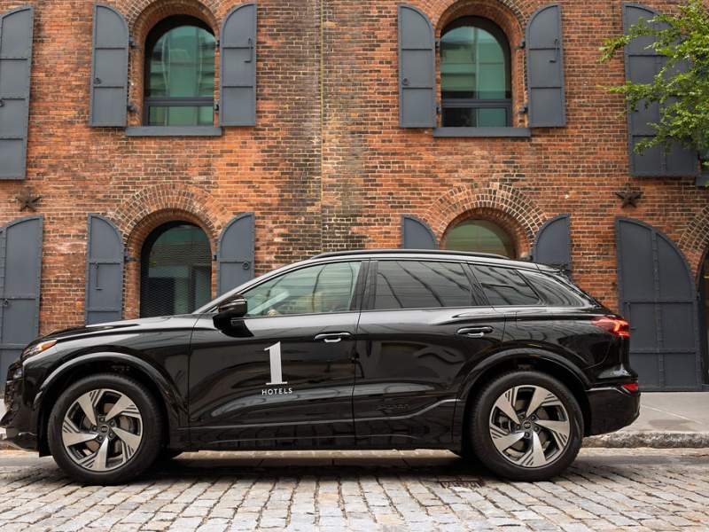 Audi fully electric e-tron house car