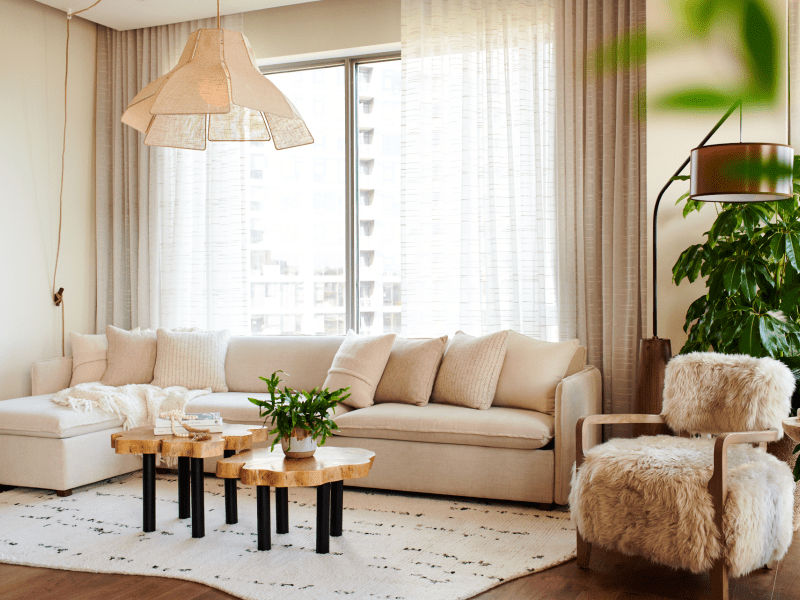 Lounge area in Alder House