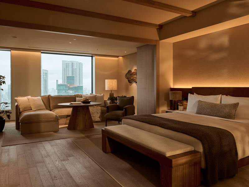 パノラミック・タワー・スタジオスイート｜1 Hotel Tokyo【公式】