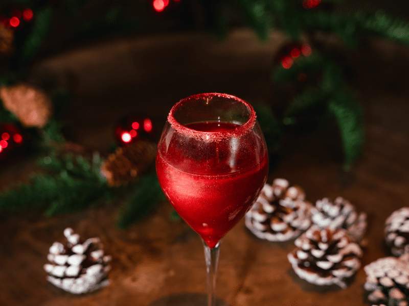festive cocktail