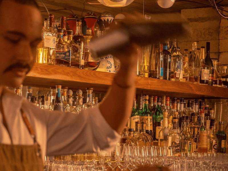 Bartender at Bar