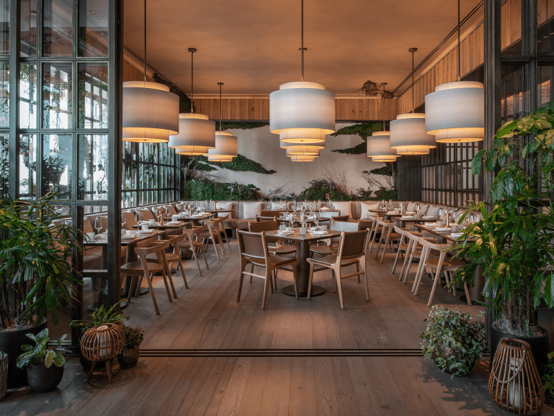 Dining room in Casa Madera