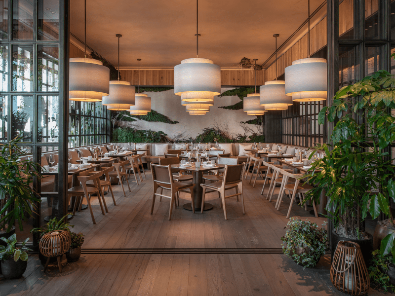 Dining room in Casa Madera