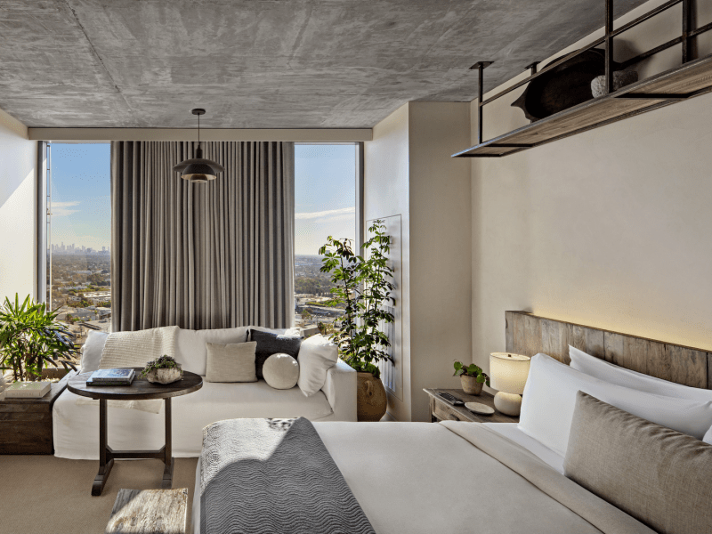 Bedroom with a couch at 1 Hotel West Hollywood