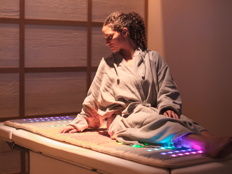 rainbow chakra mat