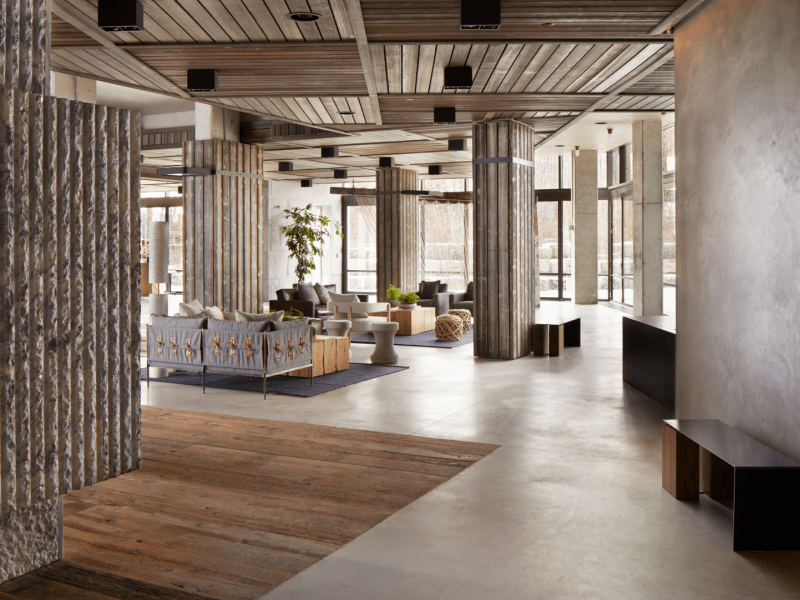 Lobby of Brooklyn 1 Hotel